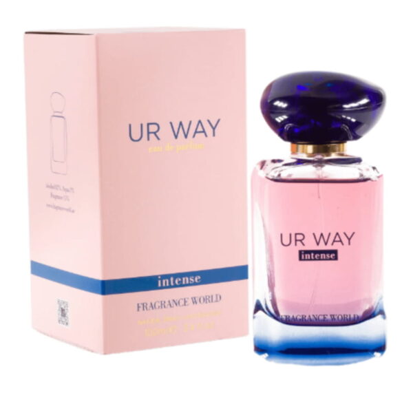 ادکلن فرگرانس ورد (Fragrance World) زنانه مدل UR WAY مدل اینتنس حجم 100 میلی لیتر